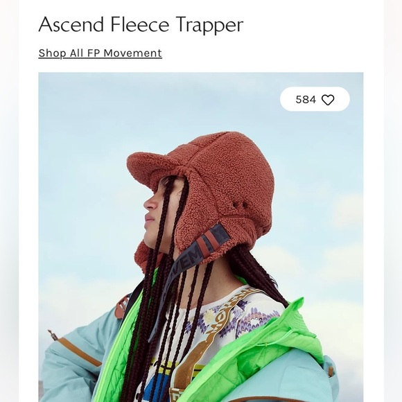 Free People Ascend Fleece Trapper Hat NEW main image 11